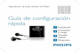 Reproductor de audio GoGear de Philips SA1925 SA1926 ...