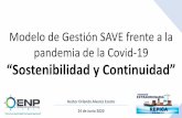 Modelo de Gestión SAVE frente a la pandemia de la Covid-19