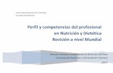 Perfil y competencias del profesional en Nutrición y ...