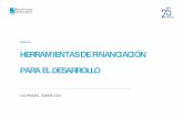 HERRAMIENTAS DE FINANCIACIÓN PARA EL DESARROLLO
