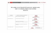 plan ESTRATÉGICO anual de comunicaciÓn