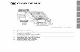 OM, Gardena, Programador de riego, Art 01866-20, 2009-06