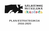 PLAN ESTRATEGIKOA 2016-2020