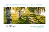 Oportunidades Comerciales en Finlandia