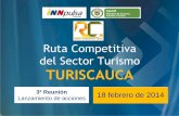Ruta Competitiva del Sector Turismo TURISCAUCA