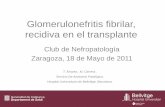 Club de Nefropatología Zaragoza, 18 de Mayo de 2011