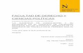 FACULTAD DE DERECHO CIENCIAS POLÍTICAS