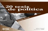 20 tesis de política2010 - Enrique Dussel