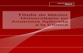 Título de Máster Universitario en Anatomía Aplicada a la ...