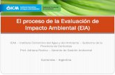 El proceso de la Evaluación de Impacto Ambiental (EIA)