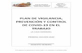PLAN DE VIGILANCIA, PREVENCIÓN Y CONTROL DE COVID-19 EN EL …