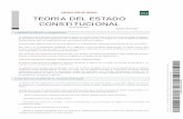 ASIGNATURA DE GRADO: TEORÍA DEL ESTADO CONSTITUCIONAL