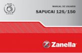 MANUAL DE USUARIO SAPUCAI 125/150 - Zanella