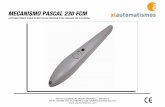 MECANISMO PASCAL 230 FCM - XL Automatismos