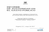 INFORME DE AUSTERIDAD EN EL GASTO PÚBLICO