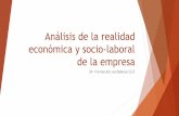 Análisis de la realidad económica y socio-laboral de la ...