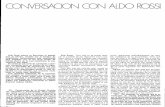 CONVERSACION CON ALDO ROSSI - Pàgina inicial de UPCommons
