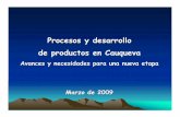 Procesos y desarrollo de productos en Cauqueva