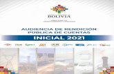 INFORME DE RENDICIÓN PÚBLICA DE CUENTAS INICIAL 2021