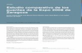 Estudio comparativo de los puentes de la Expo 2008 de Zaragoza