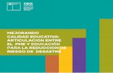 MEJORANDO CALIDAD EDUCATIVA: ARTICULACION ENTRE EL PME Y ...