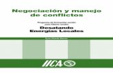 Negociación y manejo de conflictos - IICA