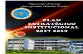 PLAN ESTRATÉGICO INSTITUCIONAL 2017-2019 - UNJFSC