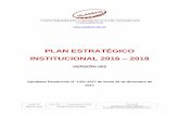 PLAN ESTRATÉGICO INSTITUCIONAL 2016 2018