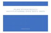 Plan Estratégico Institucional (PEI) 2021-2025
