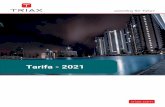 Tarifa - 2021