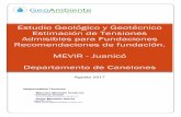 Estudio Geológico y Geotécnico Estimación de Tensiones ...
