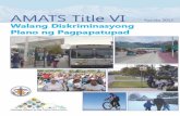 Plano ng Pagpapatupad sa AMATS Title VI Agosto 2012