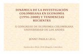 DINÁMICA DE LA INVESTIGACIÓN COLOMBIANA EN …