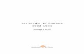 ALCALDES DE GIRONA 1923-1931