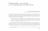 Simposio, arcadia y Academia Antártica