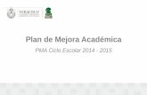 Plan de Mejora Académica - COBAEV