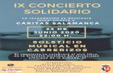 Cartel IX Concierto Solsticio Musical 22 junio 2020