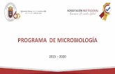 PROGRAMA DE MICROBIOLOGÍA - Universidad de Pamplona