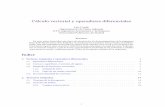 Cálculo vectorial y operadores diferenciales