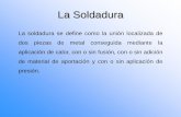 La Soldadura - Consellería de Cultura, Educación e ...