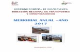 MEMORIAL ANUAL –AÑO 2017 - Dirección Regional de ...