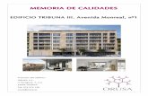 DISEÑO MEMORIA DE CALIDADES III - Orusa