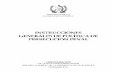 INSTRUCCIONES GENERALES DE POLÍTICA DE …