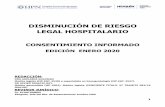 DISMINUCIÓN DE RIESGO LEGAL HOSPITALARIO