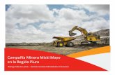 Compañía Minera Miski Mayo en la Región Piura