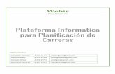 Plataforma Informática para Planificación de Carreras