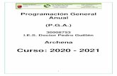 Programación General Anual (P.G.A.)