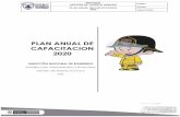 PLAN ANUAL DE CAPACITACION 2020 - dnbc.gov.co
