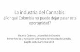 La industria del Cannabis - Asocolcanna