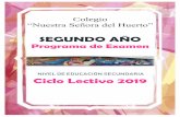 NIVEL DE EDUCACIÓN SECUNDARIA Ciclo Lectivo 2019